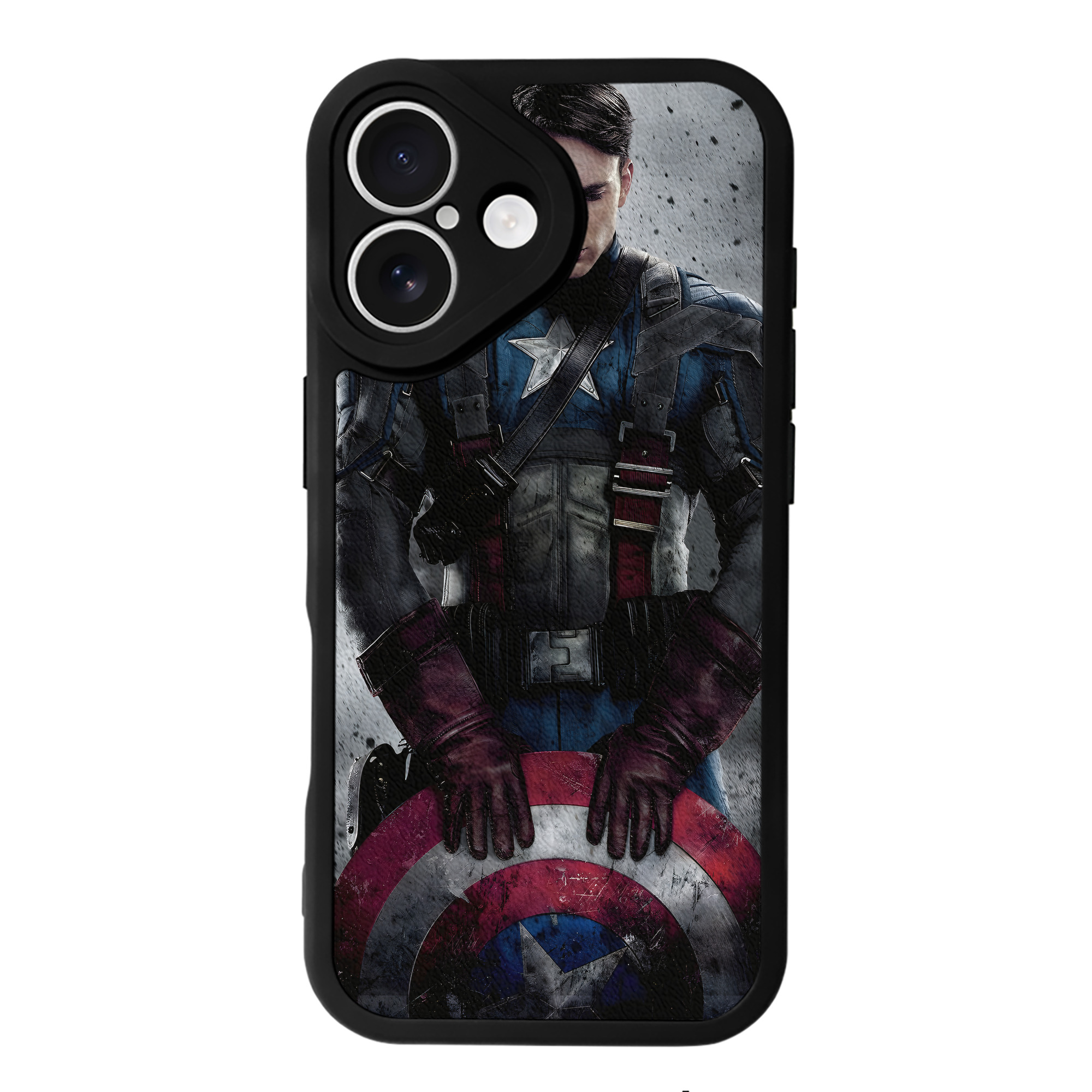 （画像用） アベンジャーズ The Avengers 【iPhone 16シリーズ対応】シリコンスマホケース（レザー調） 材質：シリコン